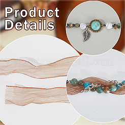 3 комплект из 3 стилей: сплав и полиэстер&nbsp;AJEW-GF0011-92