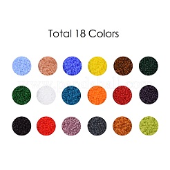 Fgb 48000 pz 18 colori 12/0 perline di vetro rotonde di grado A&nbsp;SEED-JP0012-03-2mm