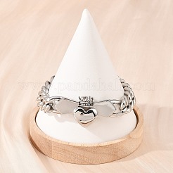 304 Edelstahl-Kettenarmbänder&nbsp;LS-BJEW-D379-18P