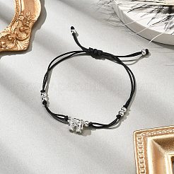 Braccialetti di perline intrecciati con fili di nylon&nbsp;BJEW-JB11212-03
