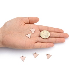 Pendentifs en acier inoxydable 304 avec placage ionique (IP)&nbsp;STAS-I311-22RG
