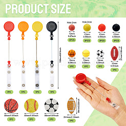 Пластиковые катушки для значков с возможностью пришивания бусин&nbsp;AJEW-BT0001-12