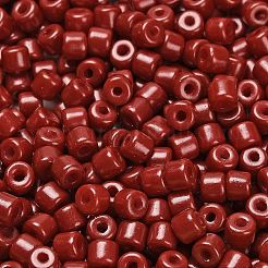 Стеклянные бусины с перламутровым эффектом для выпечки&nbsp;SEED-C001-04A-11