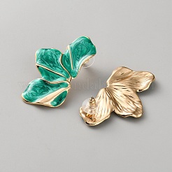 Сплав эмаль серьги&nbsp;EJEW-WH0014-169