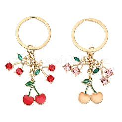 Portachiavi in lega di resina e strass&nbsp;X1-KEYC-YW00141-01