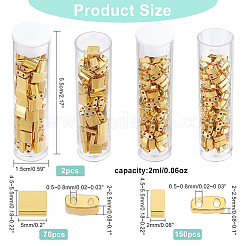 226 Stück 2 Stil Glas Saatperlen&nbsp;SEED-NB0001-56