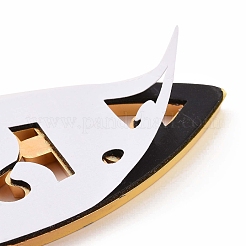 (дефектная распродажа: поцарапаны) водонепроницаемые 3d наклейки из абс-пластика с изображением рыбы Иисуса&nbsp;LS-AJEW-XCP0002-02