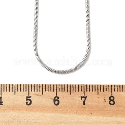 Не тускнеющие ожерелья из нержавеющей стали 304 в виде змеи&nbsp;NJEW-L160-010P