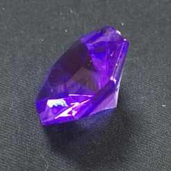 Акриловый горный хрусталь обратил назад кабошоны&nbsp;LS-GACR-WH0001-01E