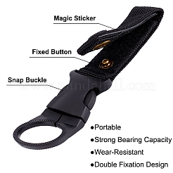 3 Stück Nylon-Karabiner zum Aufhängen einer Flasche mit Schnallenclip&nbsp;TOOL-GF0003-22