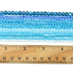 Стеклянные бусины с гальваническим покрытием &nbsp;EGLA-FS0001-42A