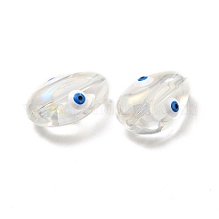 Прозрачные стеклянные бусины&nbsp;GLAA-F121-08J