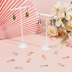 32 шт. 2 цвета латунные крючки для серег&nbsp;KK-BBC0022-95