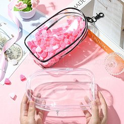 2 Stück transparente PVC-Aufbewahrungsbeutel für Kosmetika in 2 Farben&nbsp;ABAG-CJ0001-08