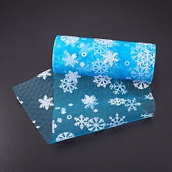 Cintas de malla decorativa de copo de nieve&nbsp;OCOR-P010-G13