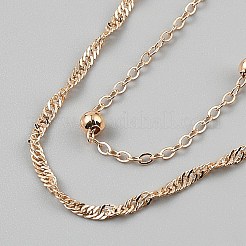 2 шт. 2 стиля железные сингапурские цепи и кабельные цепные ремни&nbsp;IFIN-WH20816-002