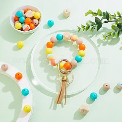 DIY Perlen Schlüsselanhänger Armband Bastelset&nbsp;DIY-CA0004-43