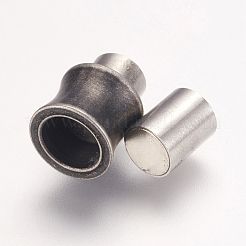 Fermoirs magnétiques en acier inoxydable 304 avec emembouts collées&nbsp;STAS-E144-054