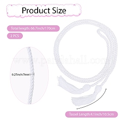 Полиэстеровые двухконечные кисточки для выпускного вечера&nbsp;FIND-WH20005-32D