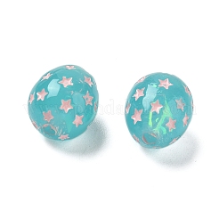 Прозрачные бусины из смолы&nbsp;RESI-D312-06A-01