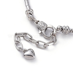 I braccialetti europei in ottone&nbsp;BJEW-JB04970-04