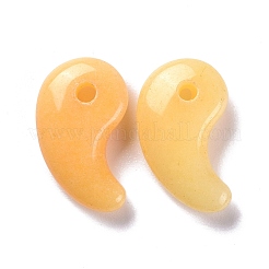 Pendentifs de jade topaze naturelle&nbsp;G-M379-05B