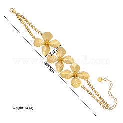 Bracelets à triple maillons en acier inoxydable 304 pour femmes&nbsp;WG0333A-01