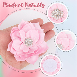 Аксессуары для украшений из полиэстера и стразов&nbsp;DIY-WH20063-015E