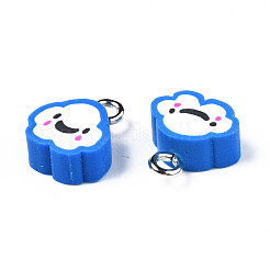 Подвески из полимерной глины ручной работы&nbsp;LS-CLAY-N006-37B-01B