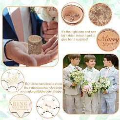 Звездное кольцо защитный значок со словом&nbsp;AJEW-FG0001-95