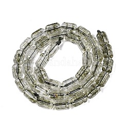 Knisternde transparente Glasperlenstränge&nbsp;GLAA-N068-05A-02