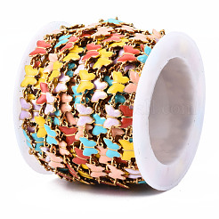 Cadenas de eslabones de acero inoxidable 304 y esmalte&nbsp;CHS-Q004-003-NF