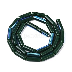 Chapelets de perles en verre opaque électrolytique&nbsp;EGLA-Q132-02A-F03