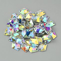 Nähen auf Rhinestone&nbsp;RESI-WH0034-22A