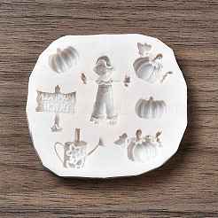 DIY осенние украшения пищевые силиконовые Молды для статуй&nbsp;LS-DIY-G054-B03