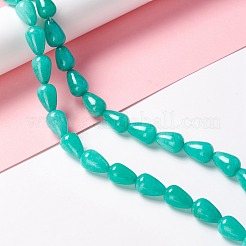 Natürliche weiße Jade perlen Stränge&nbsp;G-O029-07A-02