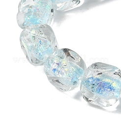 Fili di perline di lampwork in lamina fatti a mano&nbsp;FOIL-C002-01F