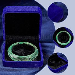 Scatola quadrata per bracciale in velluto. custodia regalo per braccialetto&nbsp;CON-WH0088-33C