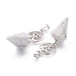 Природные подвески Говлит&nbsp;G-O194-21