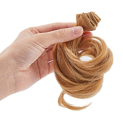 9 Bündel 9 Farben Hochtemperaturfaser kurzes lockiges Haar Puppenperücke Haar&nbsp;DIY-DC0002-06