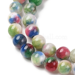 Природные персидские нефрита бисер пряди&nbsp;G-D434-6mm-02-01