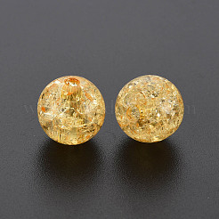Perles en acrylique transparentes craquelées&nbsp;LS-MACR-S373-66A-N13