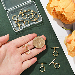 10 комплект латунных застежек-тоглов&nbsp;KK-BBC0021-07