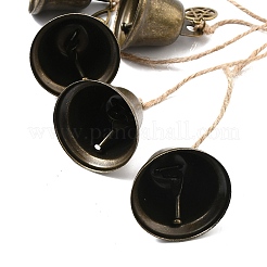 Cloche en fer et ornements suspendus en alliage&nbsp;HJEW-UN00103