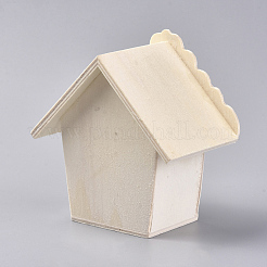 Nichoir en bois inachevé&nbsp;HJEW-WH0006-11