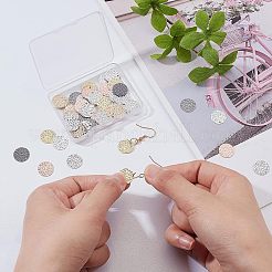 60 шт. 6-цветные подвески из латуни с гальваническим покрытием для защиты окружающей среды&nbsp;KK-FG0001-07