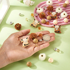 Силиконовые бусины&nbsp;FIND-TA0008-90B