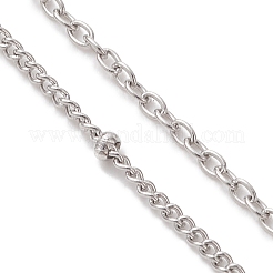 Изготовление браслетов с цепочкой-слайдером из нержавеющей стали 304.&nbsp;AJEW-JB01577-02