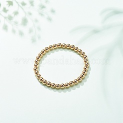 Bracelet extensible en perles rondes en hématite synthétique&nbsp;BJEW-JB08582-04