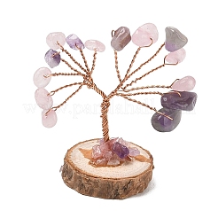 Chips de amatista natural árbol de la vida decoraciones&nbsp;GG-CBAEDF6-01M